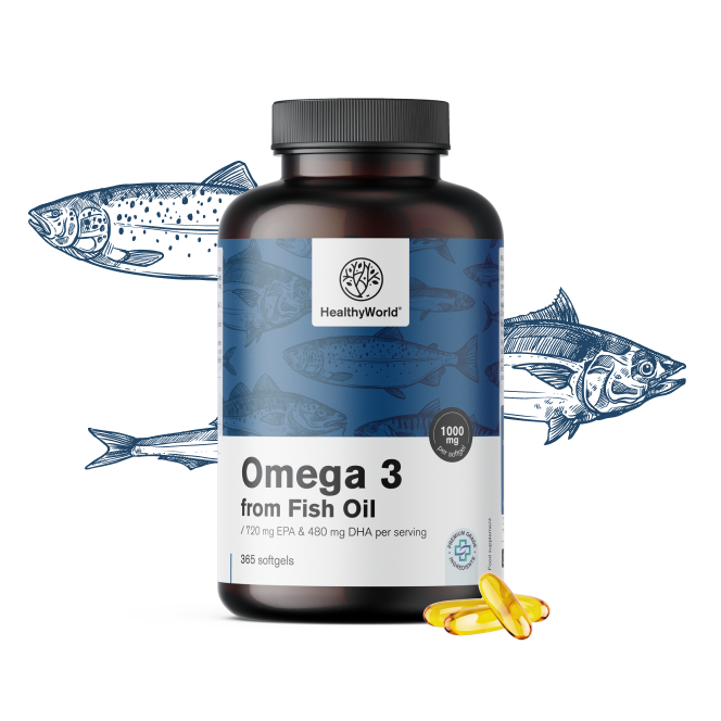 Oméga-3 1000 mg – huile de poisson