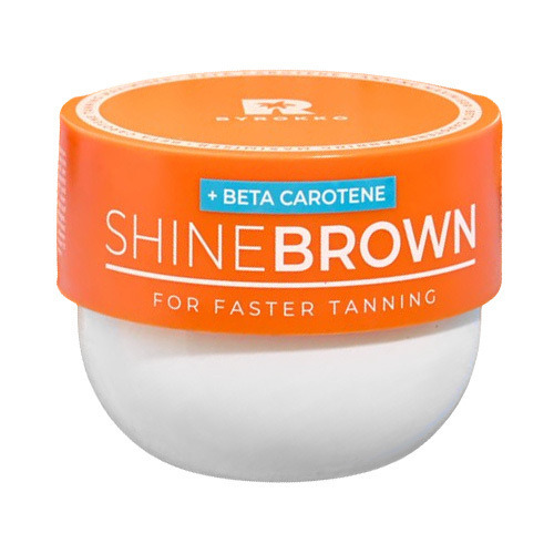 Brillance Brown Beta Carotene crème pour le bronzage.