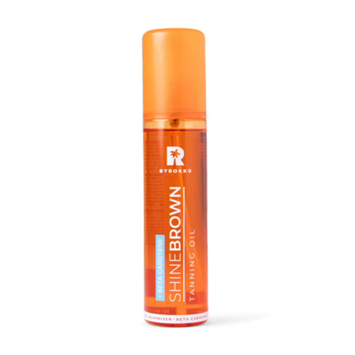Brillance Brown Beta Carotene huile pour le bronzage.