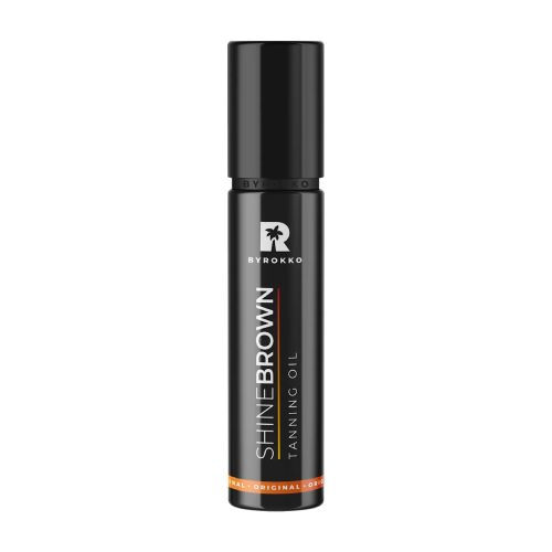 Shine Brown Oil huile pour un bronzage plus rapide.