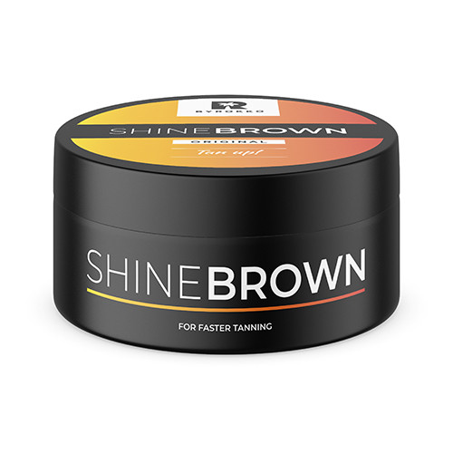 Shine Brown crème pour un bronzage plus rapide.