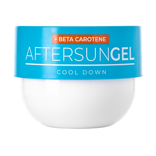 Brillance du bêta-carotène brun - gel après-soleil.