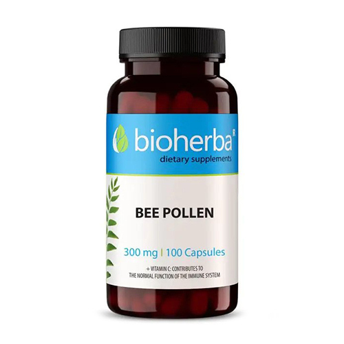Pollen en capsules.