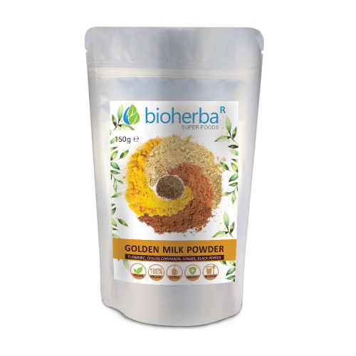 Boisson de curcuma en poudre