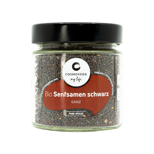 BIO Graines de moutarde - noires, entières, 130 g