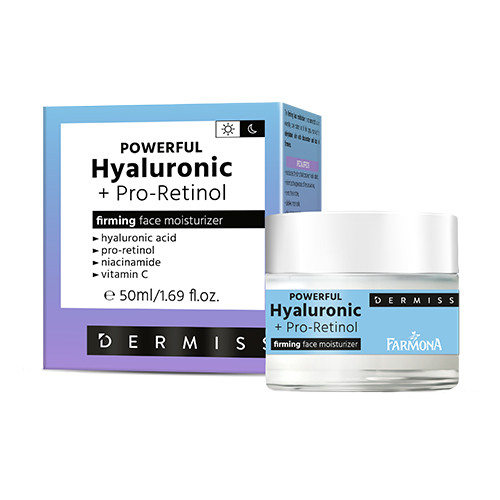 Crème à l'acide hyaluronique et au pro-rétinol.