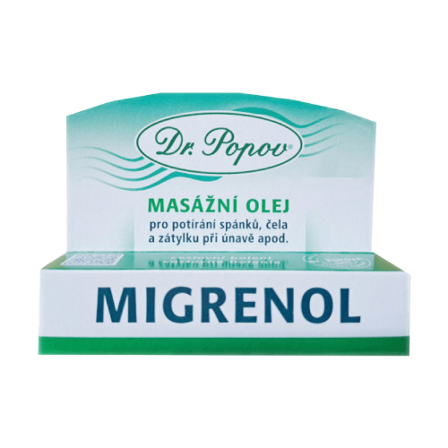 Migrenol roll-on huile de massage, 6 ml