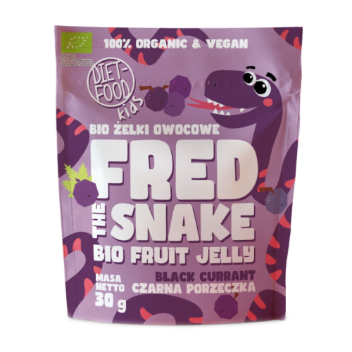 Bonbons gélifiés BIO aux fruits - cassis