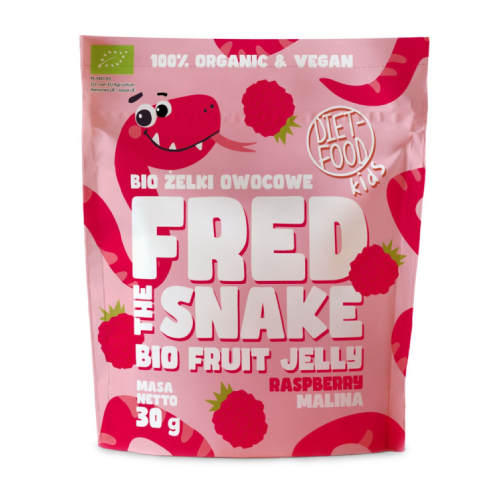 Bonbons gélifiés BIO aux fruits - framboise