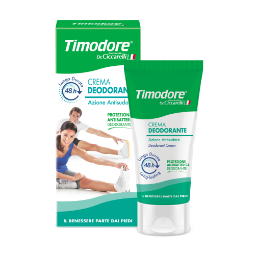 Déodorant pour les pieds de 48 heures.