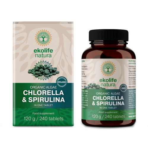 Chlorella BIO + Spiruline