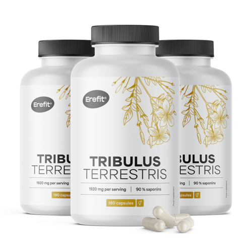 3x Tribulus - tribule terrestre 1920 mg, ensemble 540 gélules