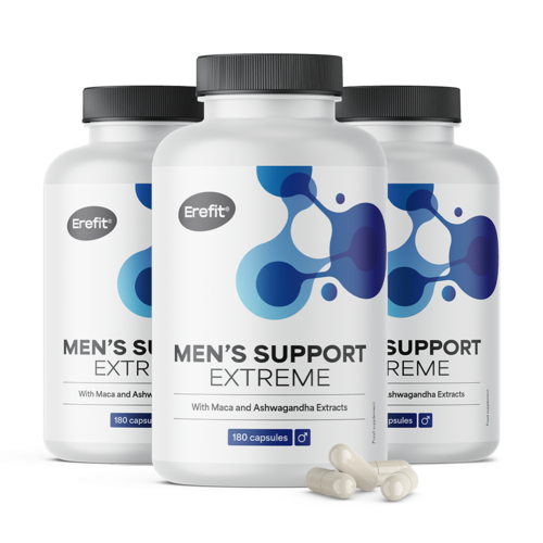3x Men's Support Extreme – stimulant pour hommes, ensemble 540 gélules