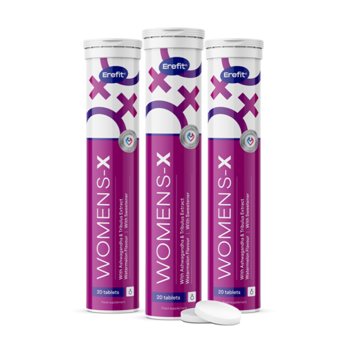 3x Womens-X - comprimés effervescents pour femmes, ensemble 60 comprimés effervescents