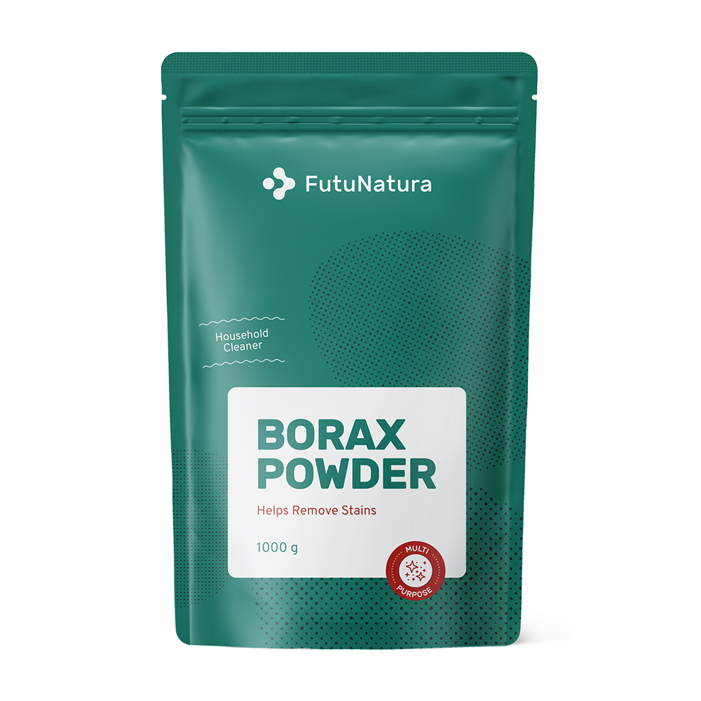Borax - tétraborate de sodium en poudreTranslation: Borax - sodium tetraborate in powder