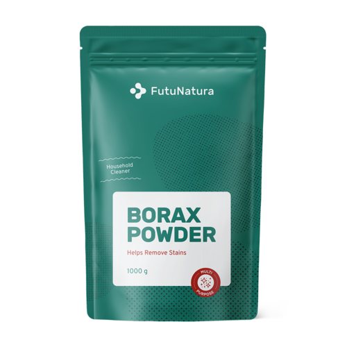 Borax - tétraborate de sodium en poudreTranslation: Borax - sodium tetraborate in powder