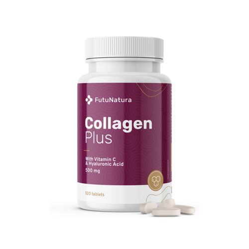 Collagène + vitamine C + acide hyaluronique, 120 comprimés