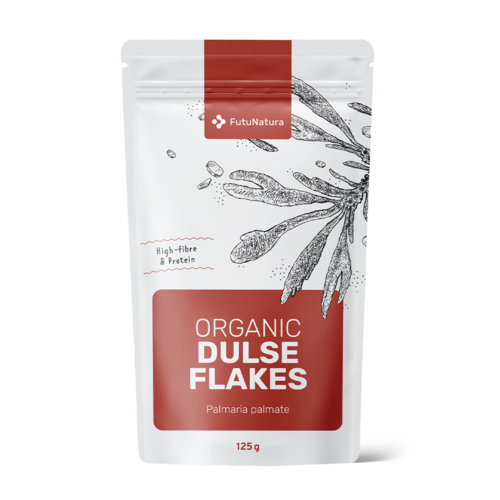 Flocons de Dulse BIO – 100 % feuilles d'algues dulse, 125 g