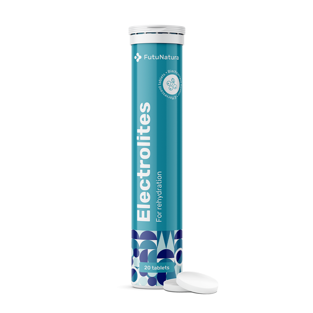 Comprimés effervescents avec des électrolytes.