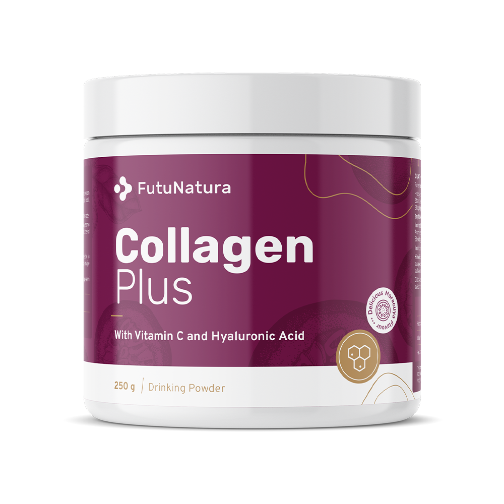 Collagène + vitamine C + acide hyaluronique.