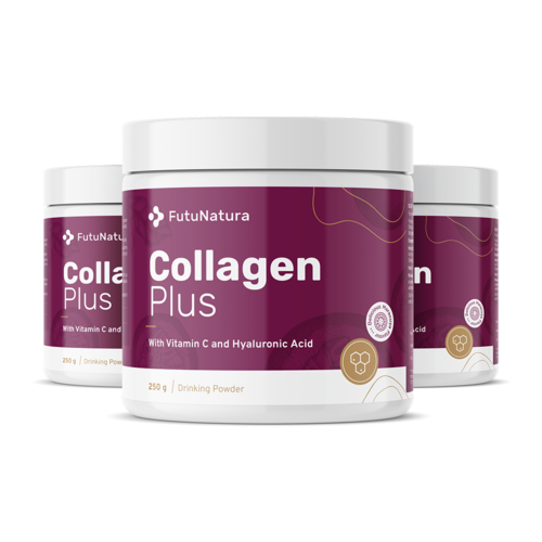 3x Collagène + vitamine C + acide hyaluronique, ensemble 750 g