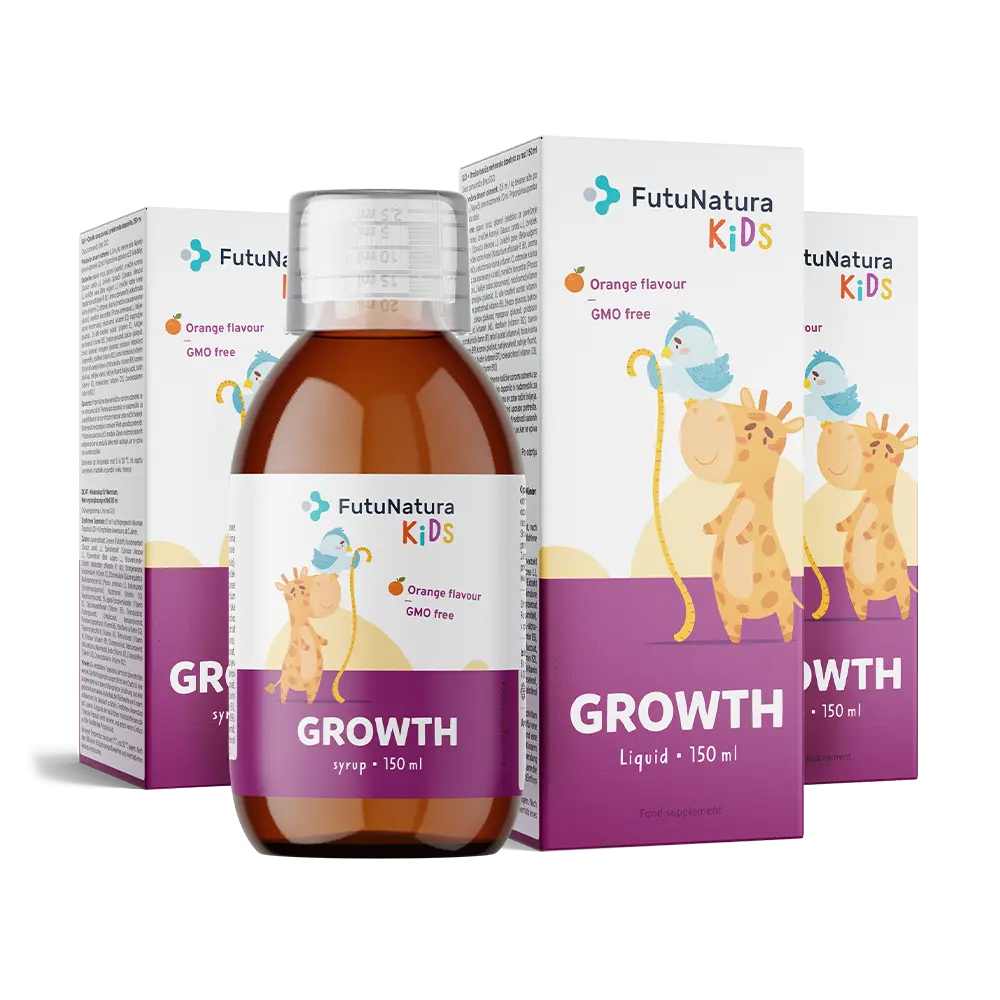 GROWTH – Complément alimentaire liquide pour enfants pour la période de croissance