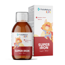 Super Iron:  Fer + vitamines B – Complément alimentaire liquide pour enfants, 150 ml