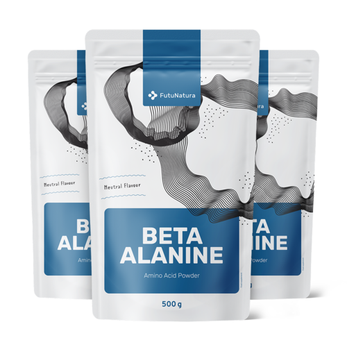 3x Bêta-alanine en poudre, ensemble 1500 g