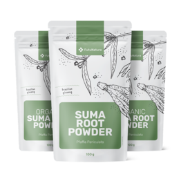 3x Poudre de racine de Suma, ensemble 300 g