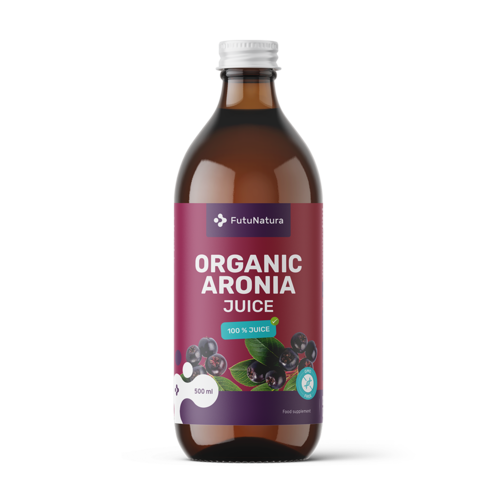 Jus d'aronia BIO, 500 ml