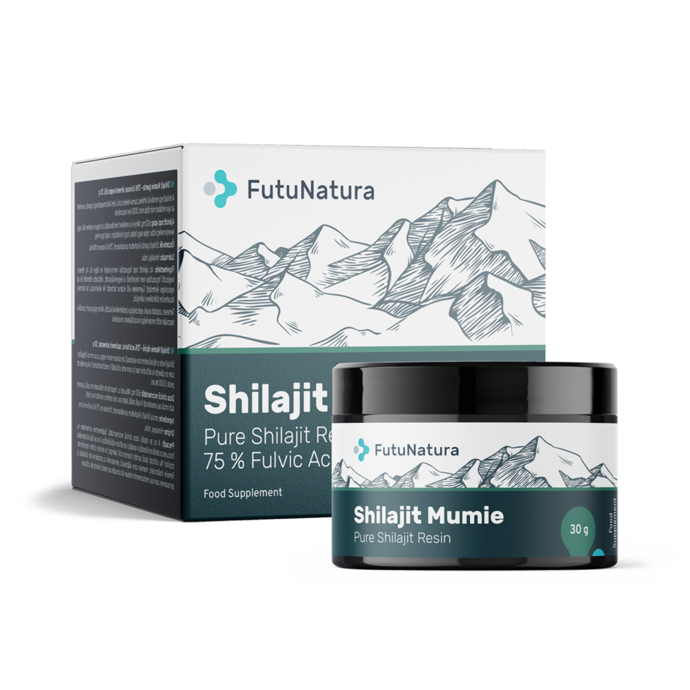 Shilajit Mumie resin - 75% acide fulvique.