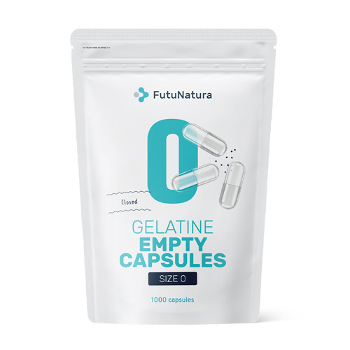 Capsules gélatineuses, taille 0