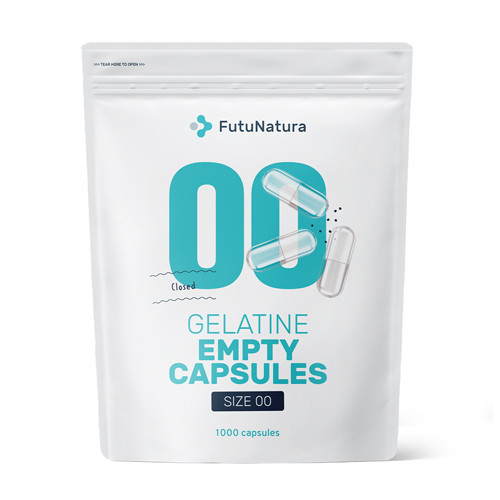 Capsules gélatineuses, taille 00