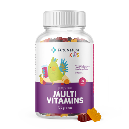 MULTI VITAMINS – Gummies multivitaminés pour enfants, 120 gummies