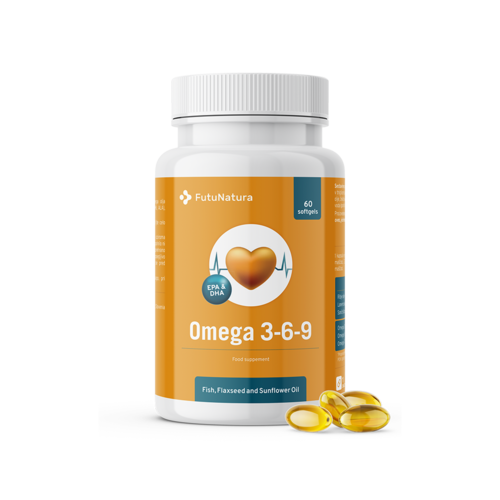 Oméga 3 6 9, 60 gélules souples