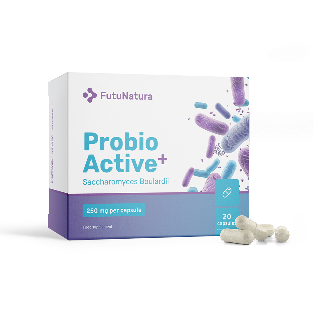 Probio Active PLUS - Saccharomyces boulardii 250 mg in capsules.