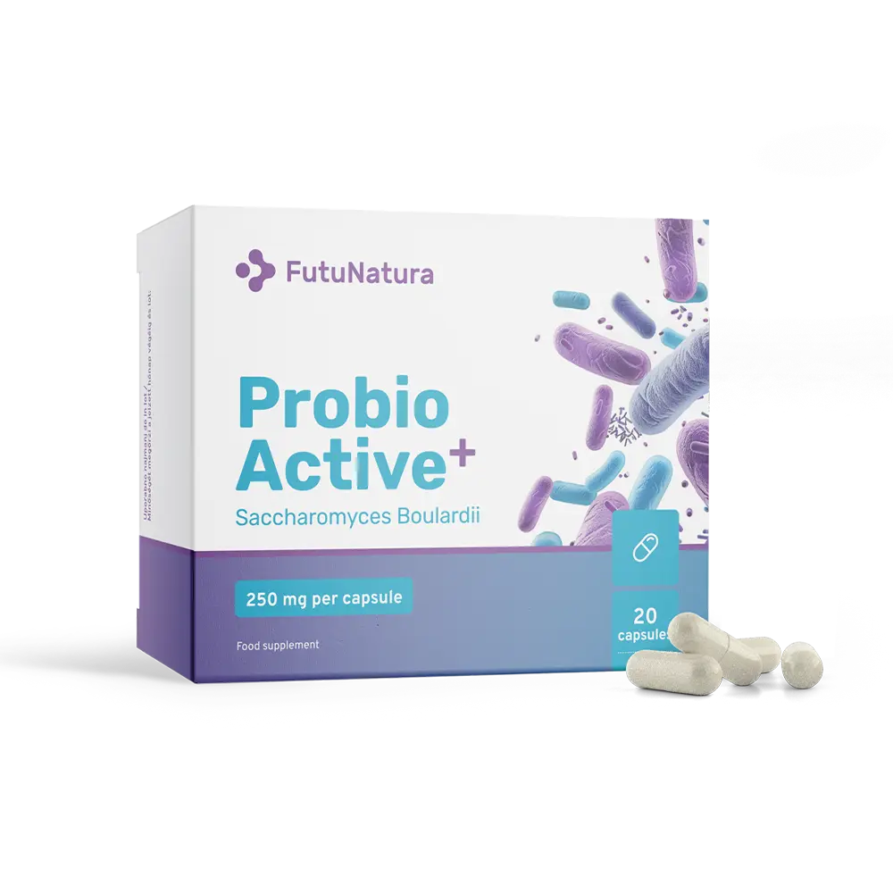 Probio Active PLUS - Saccharomyces boulardii 250 mg in capsules.