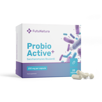 Probio Active PLUS - Saccharomyces boulardii 250 mg in capsules.