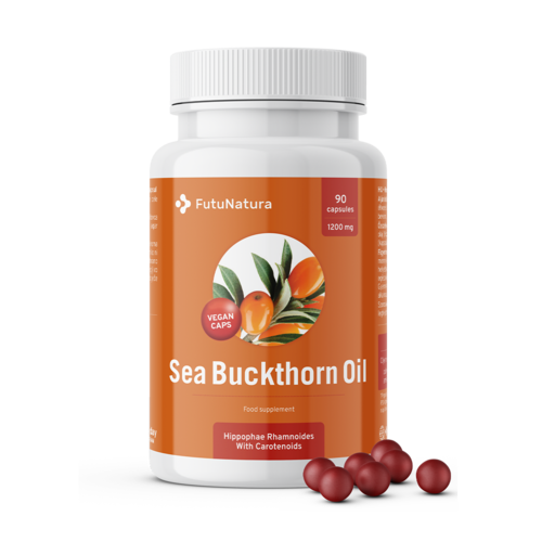 Huile d'argousier 1200 mg, 90 gélules