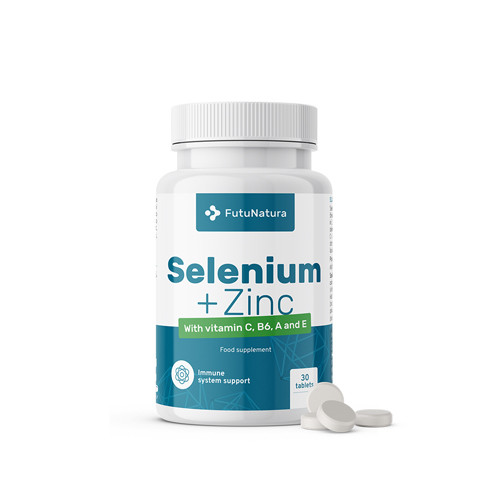 Sélénium + zinc + vitamines.