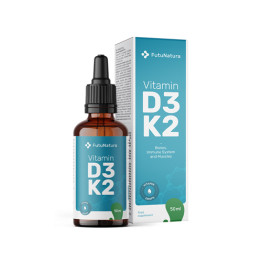 Vitamine D3 + K2 - en gouttes, 50 ml