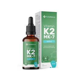 Vitamine K2 MK-7 200 µg - en gouttes, 50 ml