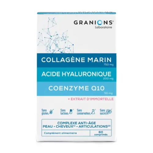 Coenzyme Q10 + collagène + acide hyaluronique