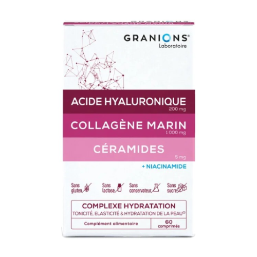 Acide hyaluronique + collagène + céramides