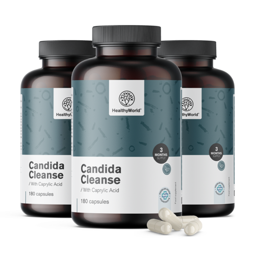 3x Candida Cleanse, ensemble 540 gélules