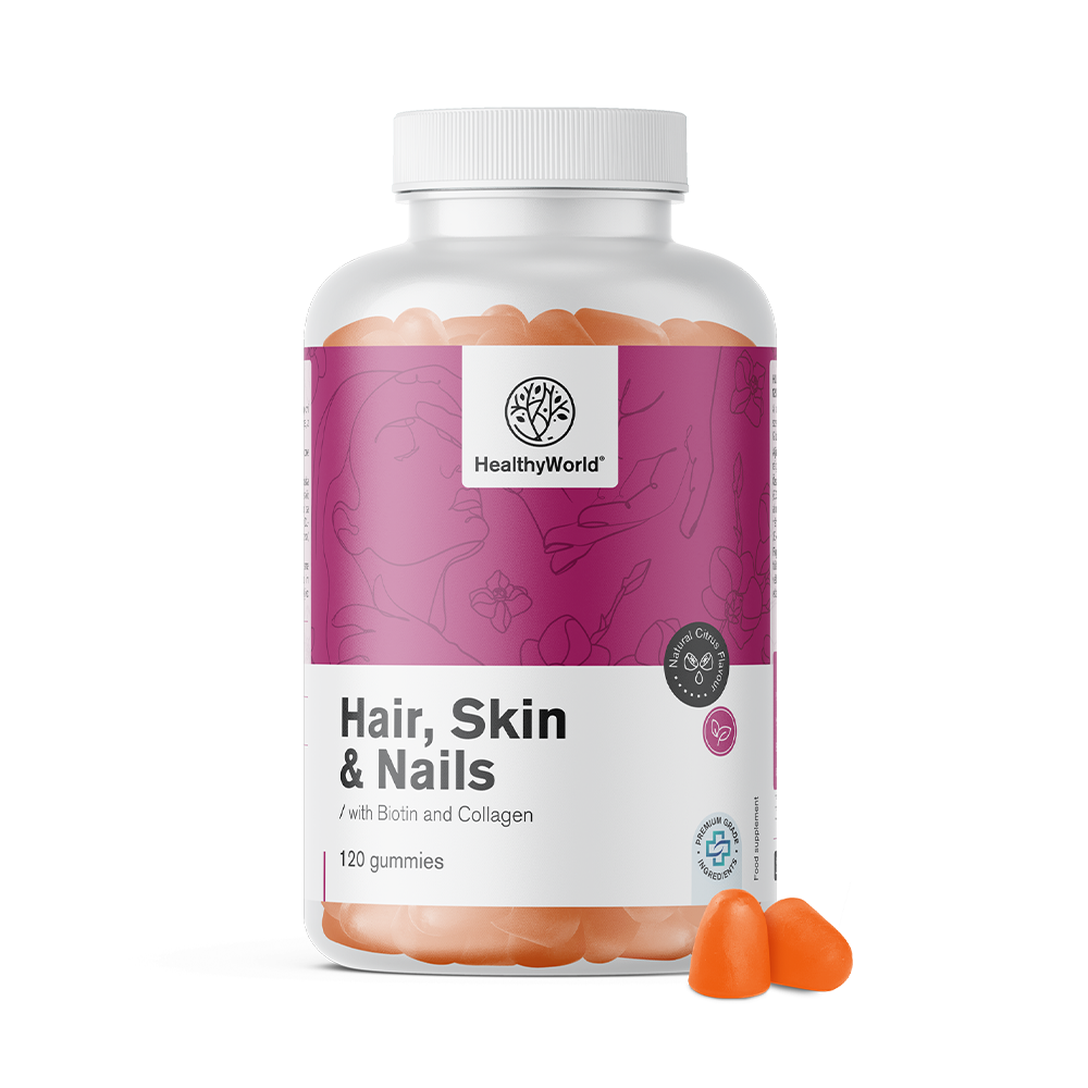 Hair, Skin & Nails – Gummies pour cheveux, peau et ongles