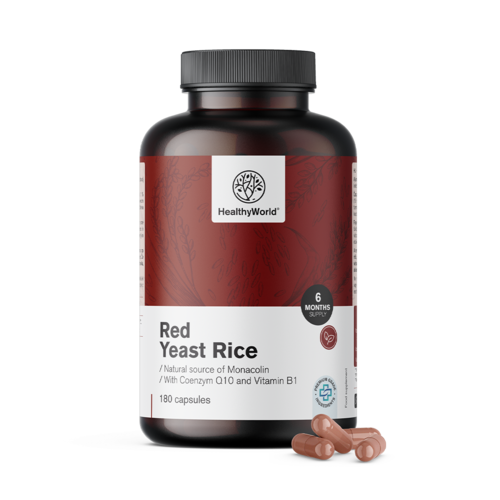 Levure de riz rouge 250 mg en gélules.