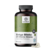 Ginkgo biloba avec ginseng sibérien 6600 mg, 365 comprimés