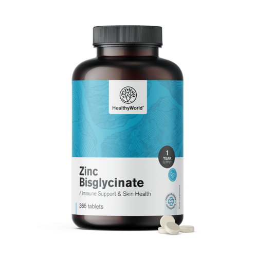Bisglycinate de zinc 15 mg, 365 comprimés