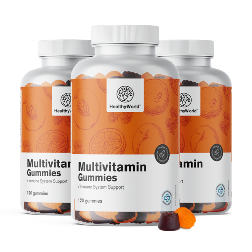 3x Multivitamines, ensemble 360 gummies